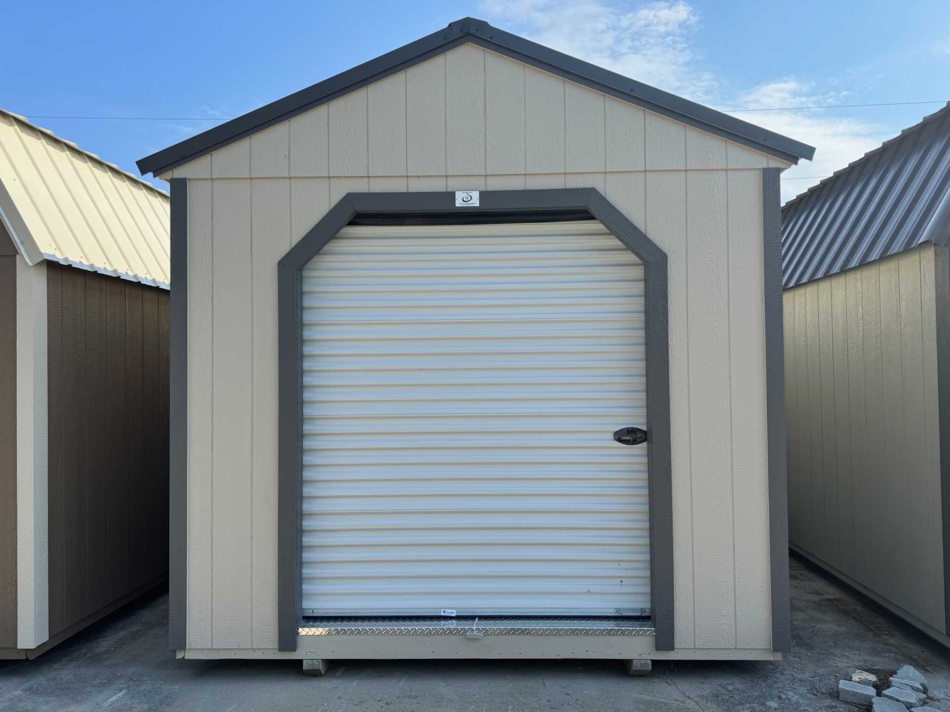 Ext. of 10X20 Garage, Light Stone, Burnished Slate, Burnished Slate