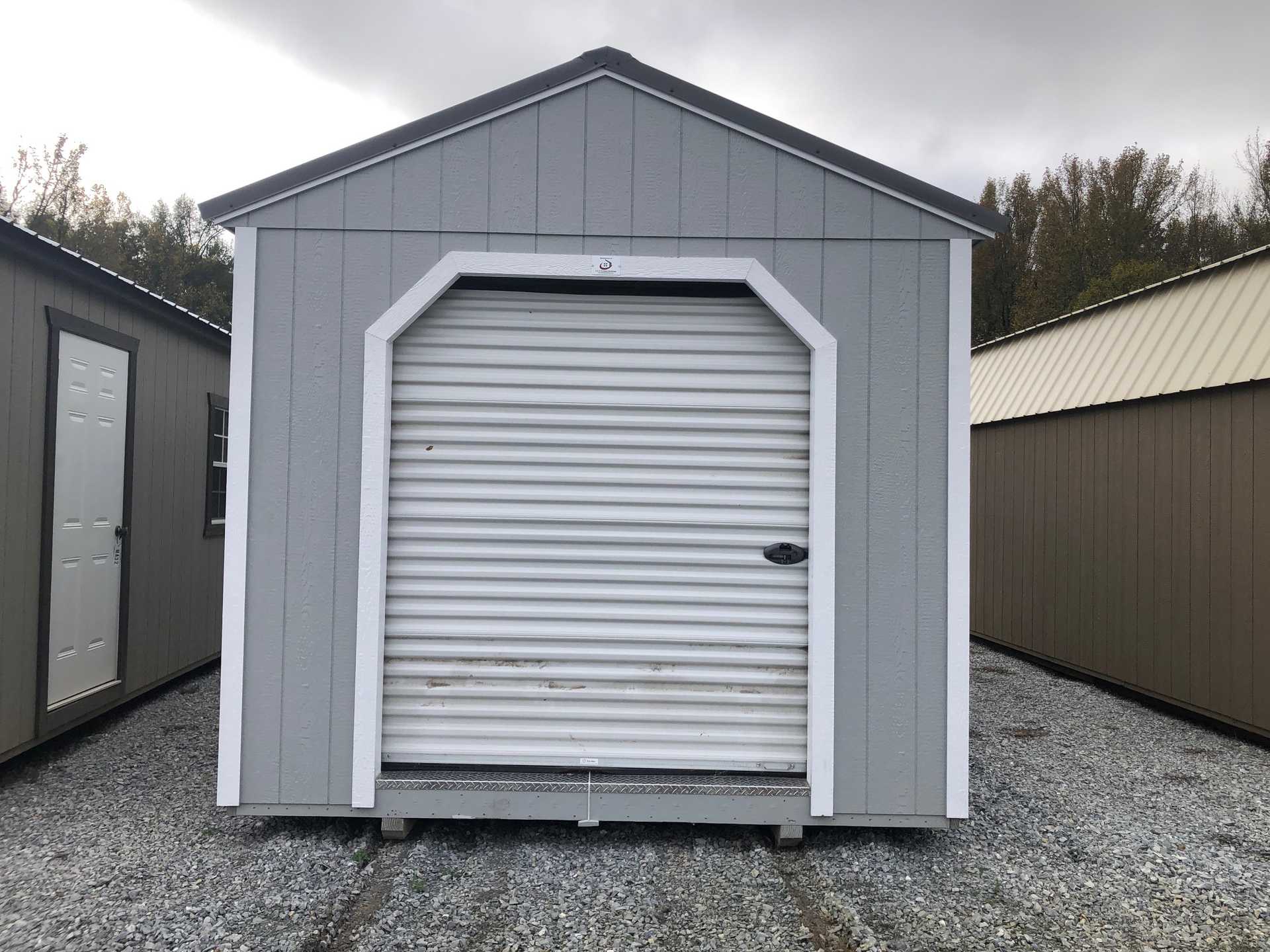 Ext of 10x20 Garage, Gray, White, Charcoal