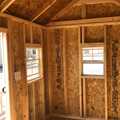 Int. of 10x10 Playhouse, Patriot Red, White, Charcoal