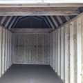 Int. of 8x16 Lofted Barn, Clay, Black, Black