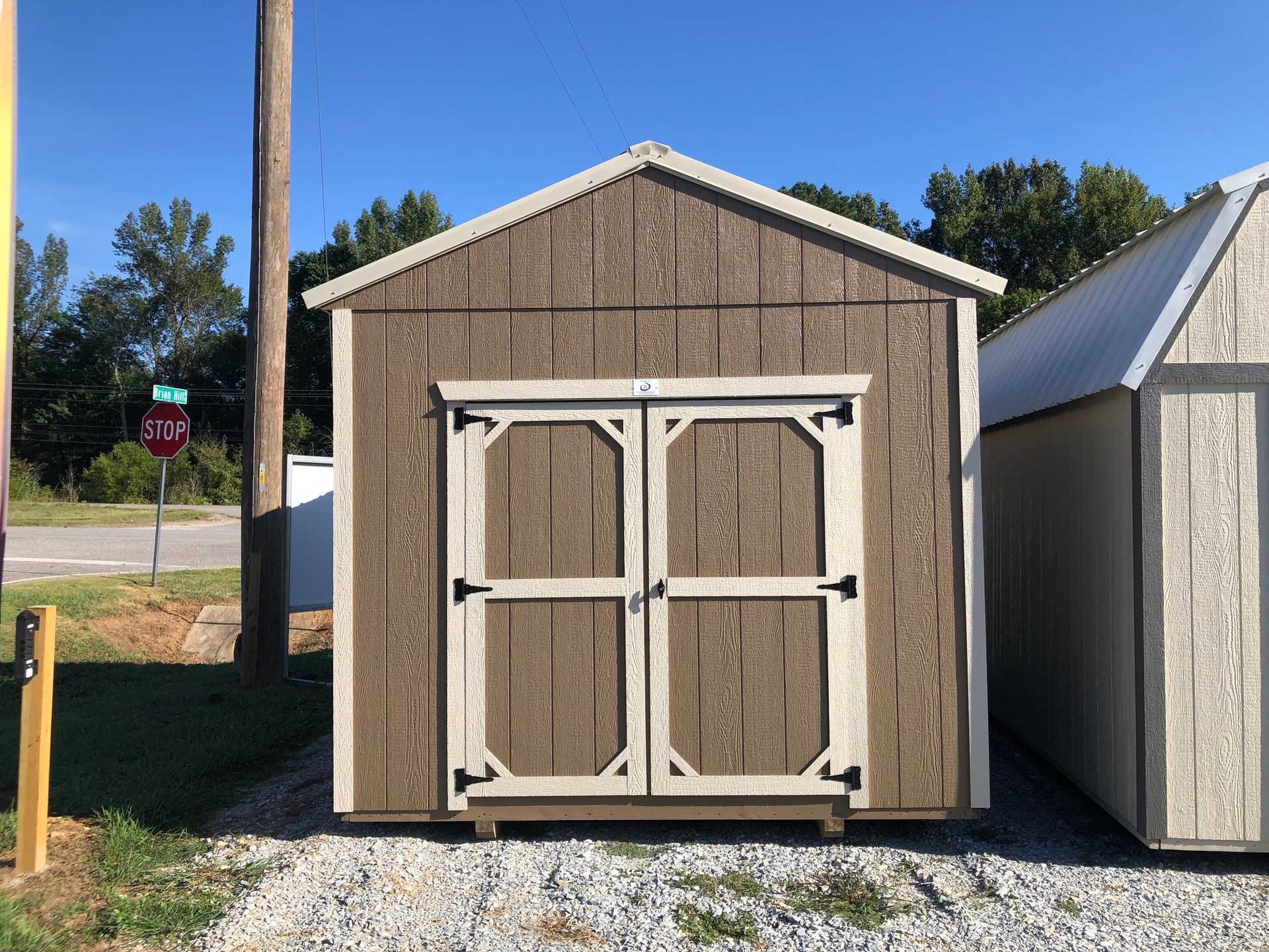 Ext. of 10x16 Utility, Pine Bark, Light Stone, Light Stone
