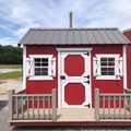 Ext. of 10x10 Playhouse, Patriot Red, White, Charcoal