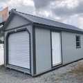 Ext. of 12x24 Ultra Garage, Gray, Charcoal, Charcoal