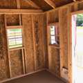 Int. of 10x10 Playhouse, Patriot Red, White, Charcoal